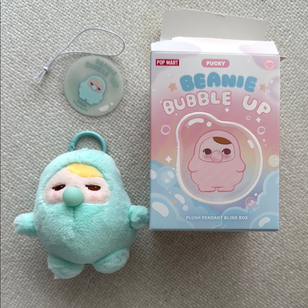 Pucky Beanie Bubble Up Plush Pendant SMUG BUBBLE